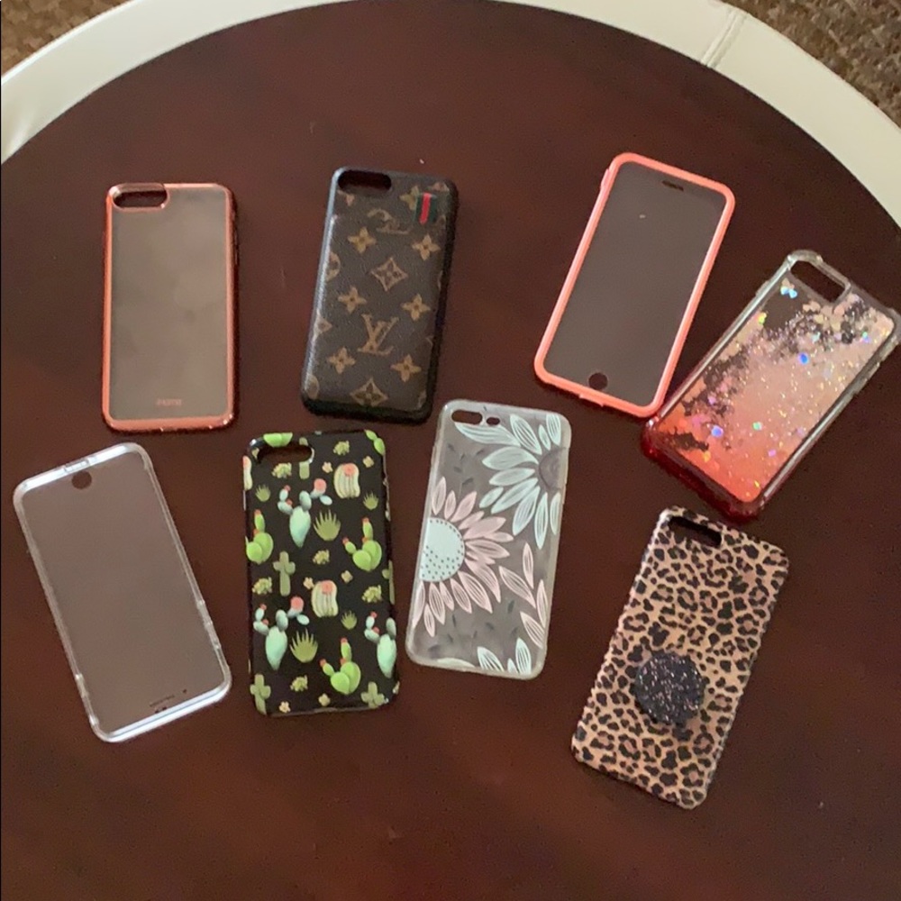 Lot of iPhone 8 Plus cases